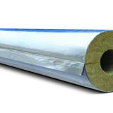 Негорючие цилиндры из минеральной базальтовой ваты для открытого воздуха с защитным покрытием