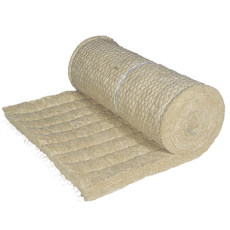 Маты прошивные теплоизоляционные из базальтового супертонкого волокна в обкладке из металлической сетки «манье»